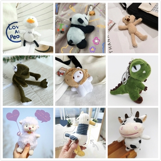 （Ready Stock) Various cute stuffed animal women bag keychains pins