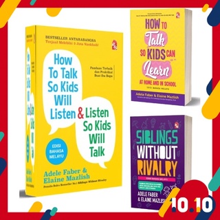 [Shop Malaysia] BUKU PARENTING: HOW TO TALK SO KIDS WILL LISTEN / HOW TO TALK SO KIDS CAN LEARN AT HOME & SCHOOL - EDISI B. MELAYU