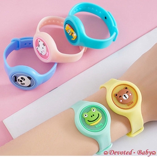 「DTB」 Anti-mosquito Wristband Bracelet Watch Children Mosquito Repellent Baby Carry-on Outdoor Adult Flash Cartoon/Mosquito-repellent hand ring baby anti-mosquito buckle watch/Mosquito Watch against Zika and Dengue for baby