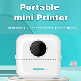 【New Arrival 】 Mini Portable Thermal Printer Paper Photo Pocket Thermal Printer Mini Printer 57 Mm Printing Wireless Bluetooth Android IOS Printers Mobile Printer Photo Printer Home Printer Phone Printer Mini Printer Picture Printer