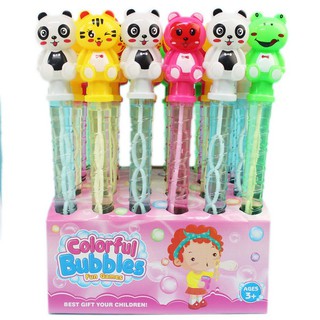 Animal Shape Bubble Wand Blowing Water Length 35cm/One Piece (Set 30) Clear Loose Bubbles-CF127974 (1)