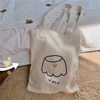 Korean Ins Wind Cute Soft Pudding Puppy Cartoon Canvas Bag