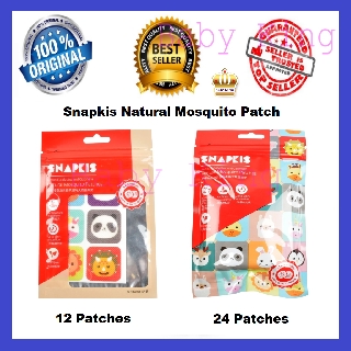 Original Snapkis Natural Mosquito Repellent Sticker Patch Baby