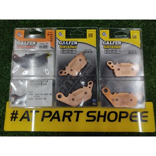 GALFER BRAKE PAD SINTERED FOR YAMAHA Y15ZR / LC135 / FZ150 / R25 / RS150 , ORIGINAL MADE IN SPAIN