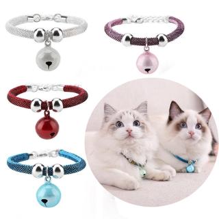 New Pet Cat Kitten Small Dog Puppy Nylon Necklace Accessories Cat Bell Collar Extension Chain