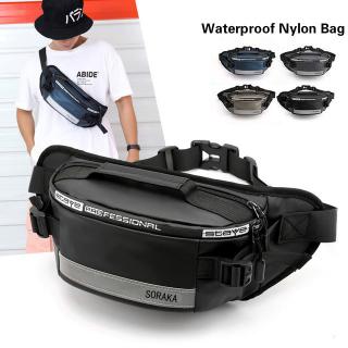 Men Chest Bags 2020 New Fashion Waterproof Nylon Fanny Waist Bags Teen Boys Outdoor Casual Travel Shoulder Crossbody Packs