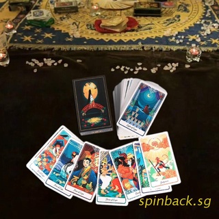SPIN Tarots of the Divine 78 Cards Deck Full English Mysterious Divination Family Party Oracle Cards Board Game