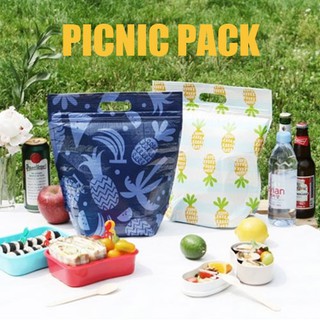ANTENNA SHOP Picnic Pack 5pcs Thermal Cooler Bag Travel Lunch pouch