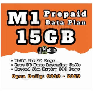 M1 Prepaid 15GB Data Plan