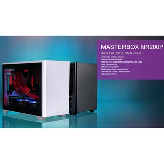 Cooler Master MasterBox NR200P Mini-ITX Case widow TG Black or White