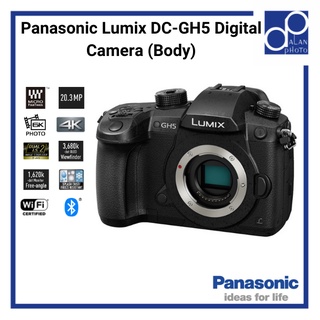 (Local 12mths Warranty) Panasonic Lumix DC-GH5 Mirrorless Micro Four Thirds Digital Camera (Body Only)