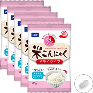 DHC Konjac Rice 60g x 5 Pack Dry Type ★ MADE IN JAPAN