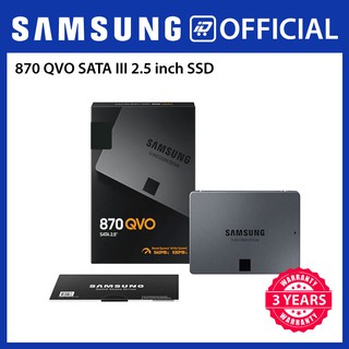 Samsung 870 QVO SATA III 2.5 inch ( 1TB / 2TB / 4TB ) Internal SSD