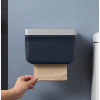 Waterproof Wall Mount Toilet Paper Holder Bathroom Toilet Paper Tray Roll Paper Tube Storage Box Creative~Rack Tissue Box Holder