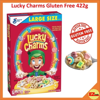 General Mills Lucky Charms with Marshmallows, Gluten Free Breakfast Cereal, 14.9 Oz / 422g