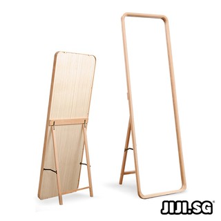 (JIJI SG) BEECH Wooden Dressing Mirror / Solid Wood / Full length mirror / Classic / Tall mirror / Mirrors
