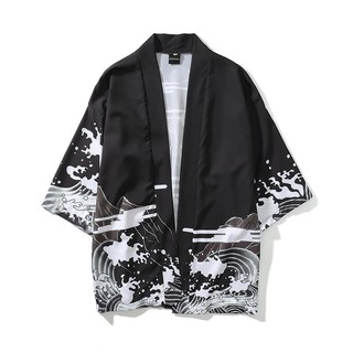 ♚۞◕Japanese yamato-e way tunic kimono cardigan restoring ancient ways men and w