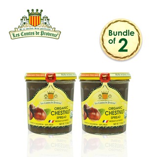 Les Comtes de Provence Organic Chestnut Spread 350g (Bundle of 2)