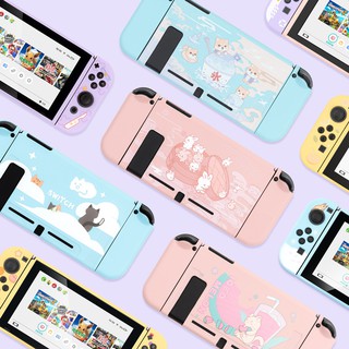 GeekShare Nintendo Switch Case Strawberry Rabbit Theme TPU Case