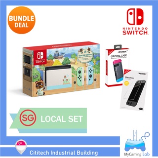 [SG]★Local Set★Nintendo Switch Console Animal Crossing: New Horizons Gen2 Singapore Nintendo Official Warranty