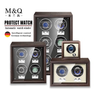 MELANCY Free Shipping Spot Goods Gifts Luxury Brand Wood Watch Winder 1 2 4 Slot Automatic Watch Box Cabinet Clock Storage BoxL20 L40 L60