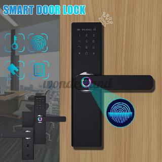4 in 1 Fingerprint Digital Smart Door Lock Anti-Theft Security Lock