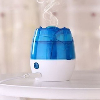 LeBao Blue Portable Mini Rose USB LED Nightlight Humidifier Air Mist Diffuser with Night light Funct
