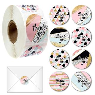 500pcs Thank You Round Stickers Gift Bag Labels DIY Decoration