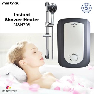 Mistral Instant Shower Heater - MSH708 (5 Years Warranty On Heating Element)