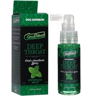 Doc Johnson GoodHead Deep Throat Spray Mystical Mint 2 oz.