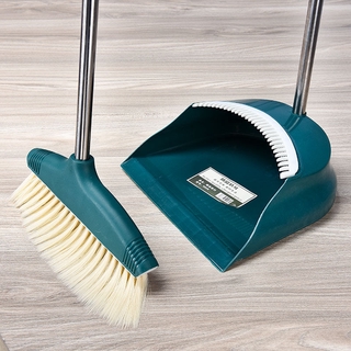 Broom and dustpan set combined with household thickened soft fur single broom wiper