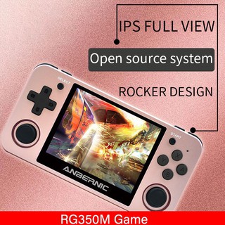 NEW ANBERNIC RG350M Retro Handheld Game Player RG350 Metal Upgrade Aluminum Alloy Shell 64 Bit 3.5" 640*480 IPS Screen Play PS1