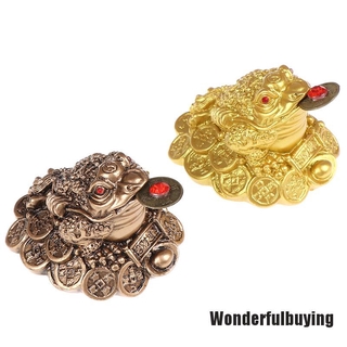 [Ready Stock 0922] 1pc Chinese Fortune Frog Feng Shui Lucky Money Toad Home Office Decoration