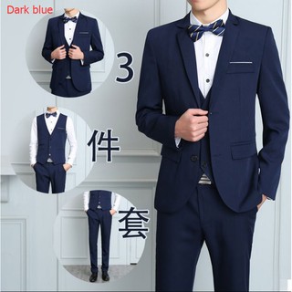 Men's blazers and suit jackets 3 piece set Party dress blazer masculino slim fit