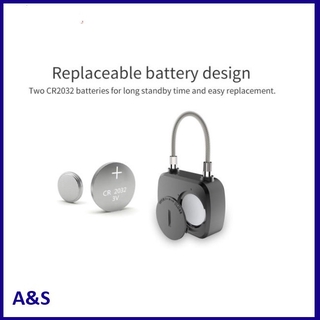 ascend Security Smart Lock Keyless Smart Fingerprint Lock Anti-Theft Security Padlock Door Luggage Case Lock