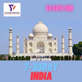 India 7 - 30days Data Sim Card(Unlimited)