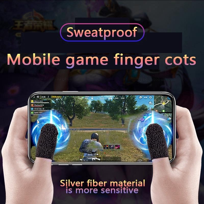 Breathable Non-Slip Touch Screen Sensitive Joystick Sweatproof Game Finger Cots