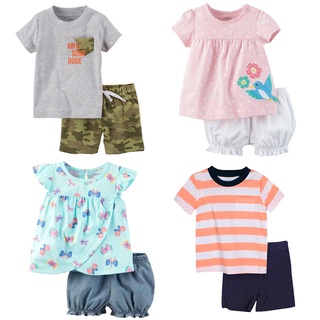 Baby Boys Girls 2-Piece Playwear Set T-Shirt Short-Sleeve Clothing