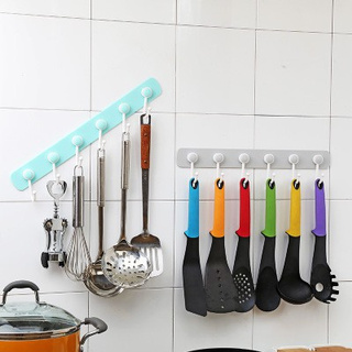 1PC Strong Adhesive Hanging Hook Kitchen Wall Stick Hook Bathroom Clothes Hook