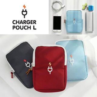 2NUL CHARGER POUCH L Phone Battery Cable Portable Travel Camera Bag