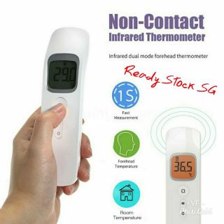 [Ready stock SG PROMO] Kid/Adult Forehead thermometer(Free alcohol wipe + Batt included)