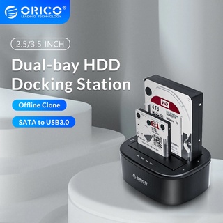 Orico 2.5 / 3.5 inch 2 Bay USB3.0 1 to 1 Clone Hard Drive Dock (6228US3-C)
