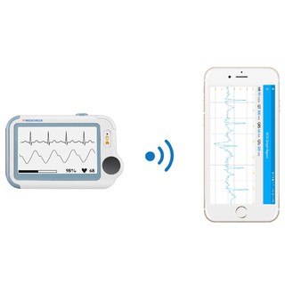 MedCheck Vital Signs Monitor (ECG, SpO2, Temperature, Steps, Sleep)
