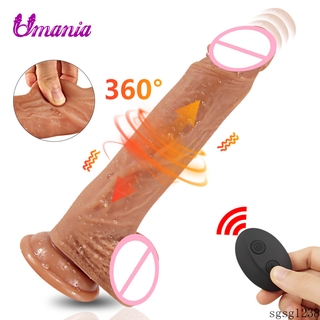 A Remote control electric dildo Big penis Powerful vibrating Dildo telescopic realistic Dildo vibrators adults sex toys