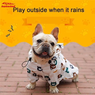 Hotwind Pet Dog Raincoat Waterproof Pet Clothing Jacket Raincoat for Dog (1)