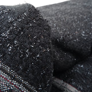Black Tweed Fabric