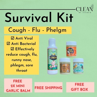💯ORIGINAL (CHILDCARE MUST HAVE!) Cough & Flu Survival Kit Set