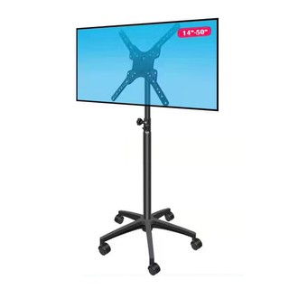 [Shop Malaysia] 14" To 50" inch Low Profile Portable Mobile TV Trolley Stand Movable LCD LED Tripod Bracket Vesa 400mm