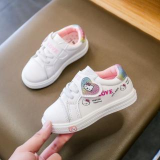 🔥 Ready Stock🔥Hello Kitty Kids Girl Shoes Sneakers Sport Shoes White Shoes