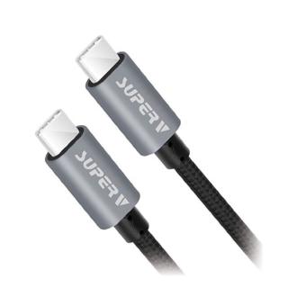 SuperV USB 3.1 C-to-C Cable Built-in E-Mark chipset to manage USB Power Delivery (PD)